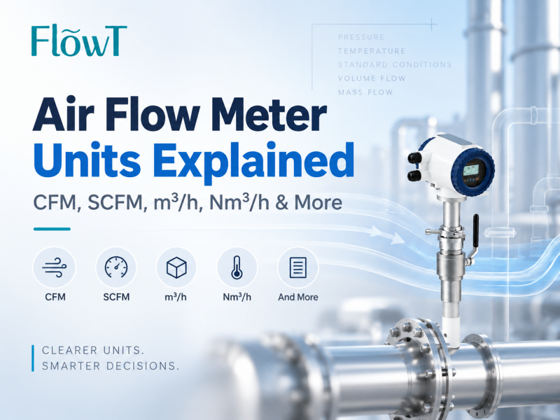 Air Flow Meter Units Explained: CFM, SCFM, m³/h, Nm³/h and More