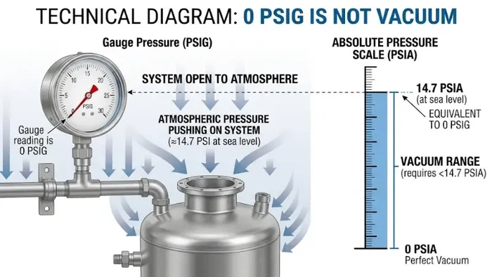 PSIG to PSIA conversion formula with local atmospheric pressure reference PSIG to PSIA conversion formula with local atmospheric pressure reference