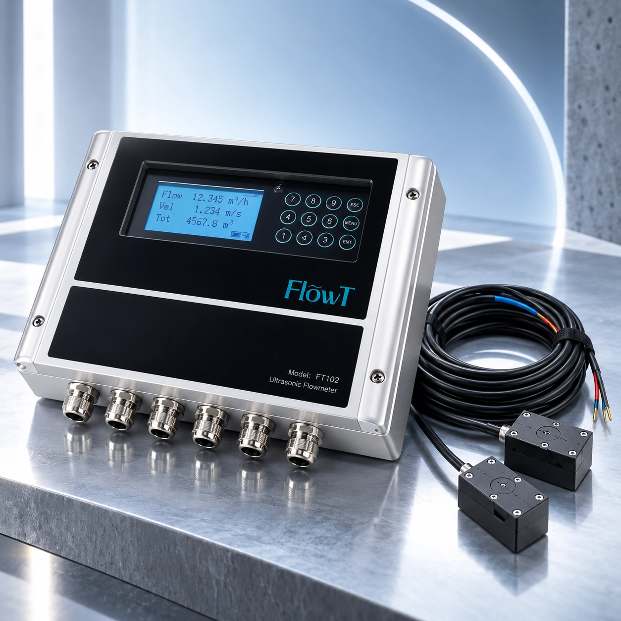 Ultrasonic Clamp On Flow Meter